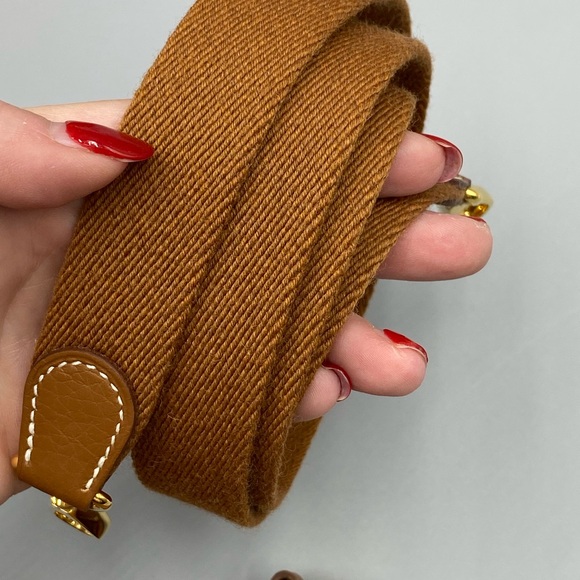 🔥HERMES🔥Taurillon Maurice Evelyn tpm crossbody gold - Picture 12 of 14